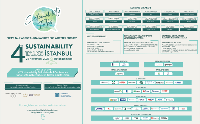 4th Sustainability Talks İstanbul, on November 28th, is approaching  fast.